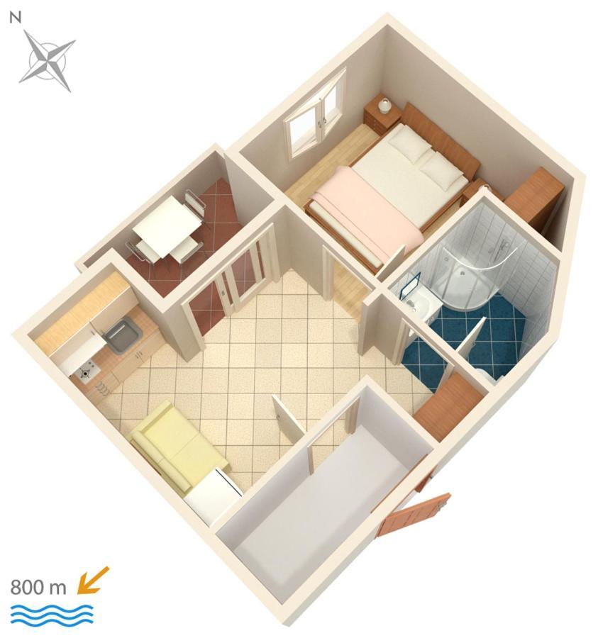 Apartments And Rooms With Parking Space Njivice, Krk - 5458 Ngoại thất bức ảnh